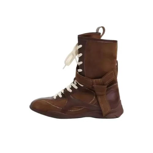 TELENT Crew Плоская подошва Скрытый каблук Мартинсы Женские