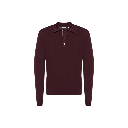 Burberry Мужские Свитера Бордового Цвета