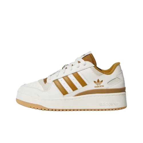 Adidas Originals FORUM BOLD STRIPES Поддержка Кроссовки для скейтбординга Женские Белый Коричневый