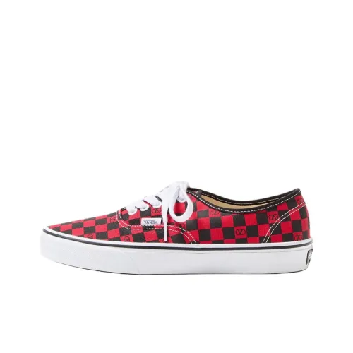 Valentino Vlogo X Vans Collaboration Низкие Кеды Мужские Красные