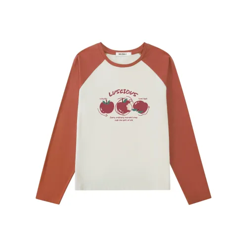 MIZIQI Длинный рукав Т-рубашка Женская