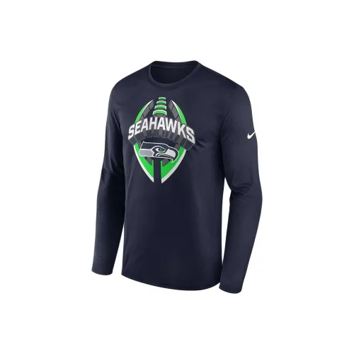 Nike Clothing Морской Синий Мужская Футболка