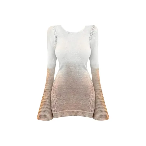 BVODE Длинное платье с длинными рукавами женское