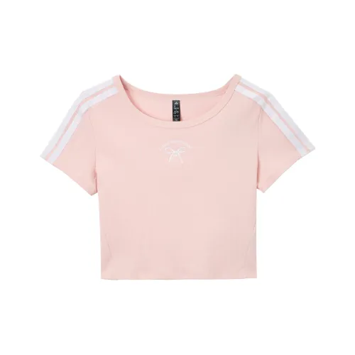 Adidas Dance Стандартная футболка Женская Светло-розовая