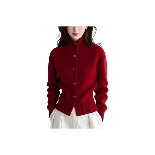 STYUW Красный Женский Трикотаж