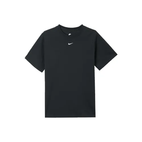 nike Sportswear Т-рубашка с оборванным рукавом женская черная