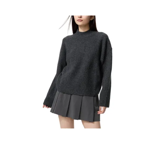 UNIQLO Темно-серый женский трикотаж