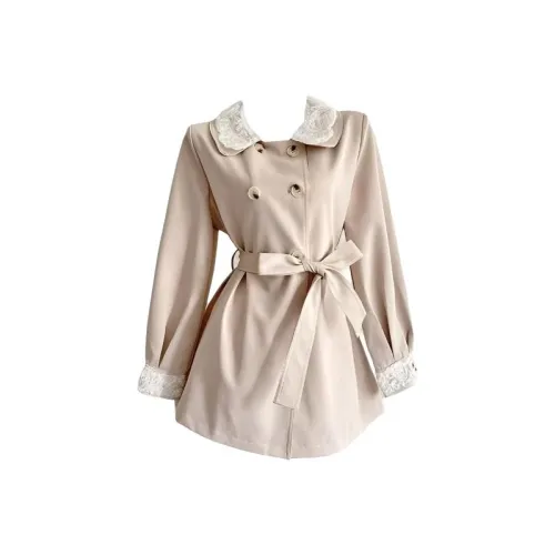 TIBINB Хаки Высокое качество Женская тренч