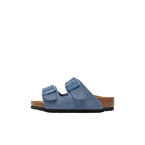 Birkenstock Детские домашние тапочки Элемент Синий Узкая версия Детский