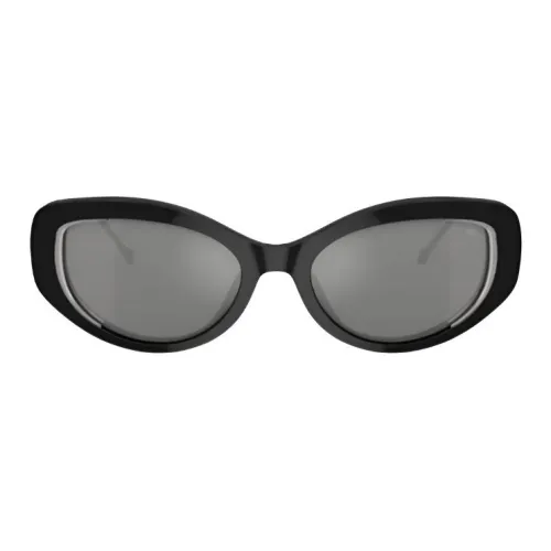 DIESEL Кошачий глаз Солнцезащитные очки Унисекс Черный