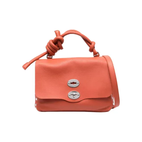 Zanellato Телячья кожа Сумка Маленькая Женская Закатный Оранжевый