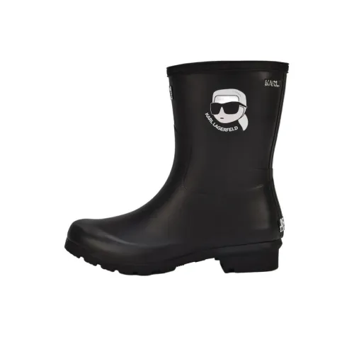 Karl Lagerfeld Резина сапоги Женские Черные