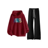 Бордовый (MB Bus Бег) + Черный (Однотонный)