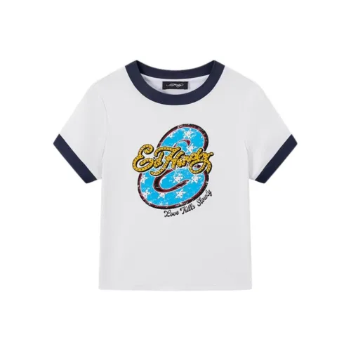 Ed Hardy Реглан рукав T-рубашка Женская