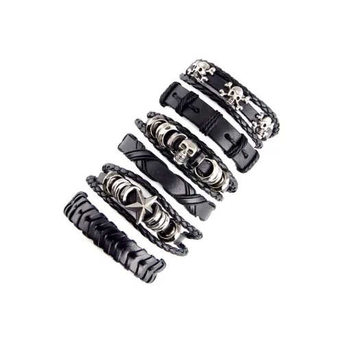 CHRROTA Кожаный шнур Браслеты Мужской