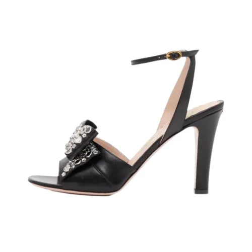 Valentino One Ремень Сандалии Женские Черный