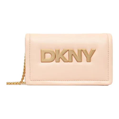 DKNY Кожа Сумка через плечо Женская Светло-розовая