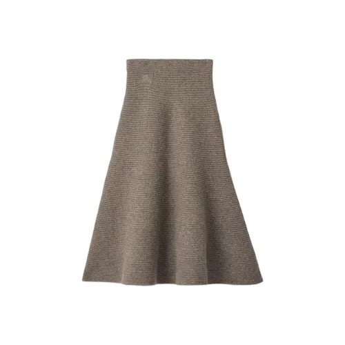 Burberry FW25 Повседневный Длинный Юбка Женские