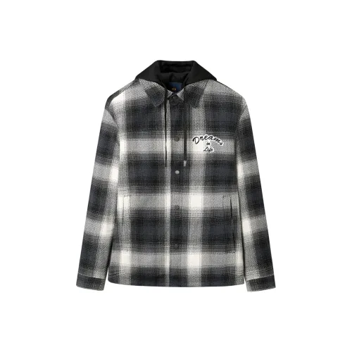 HLA Черная клетка G5 Мужские куртки