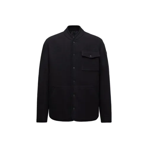 Moncler Шерсть Bouclé Рубашка Куртка Пуховая Куртка Мужская