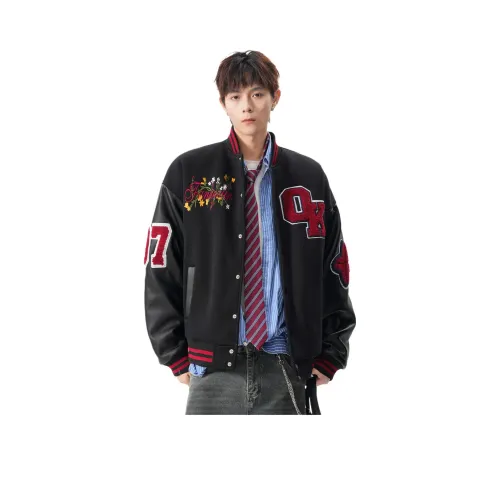 BLACK AT Бейсбольная куртка Унисекс
