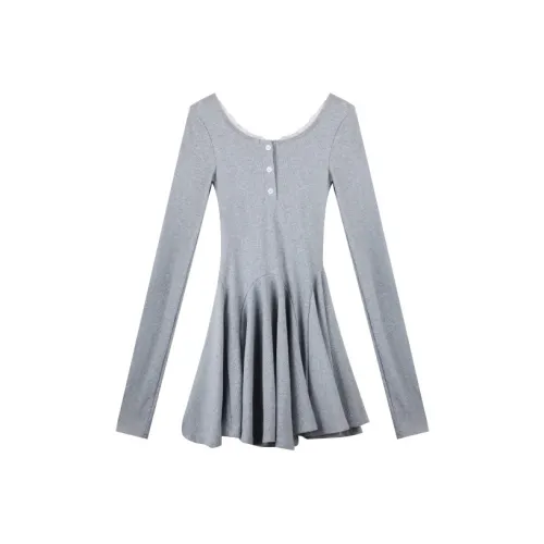 PAIN OR PLEASURE Осенний Длинный Длинный Рукав Платье Женское