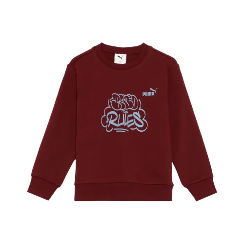 PUMA 90s Бургунди Kids Свитшоты