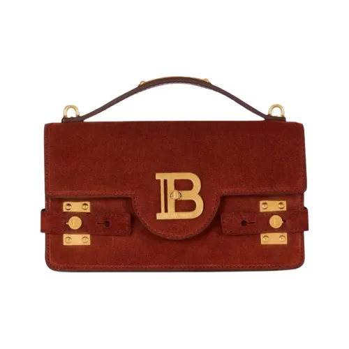 BALMAIN B Buzz Замша Сумка Обычный Женский Румяный