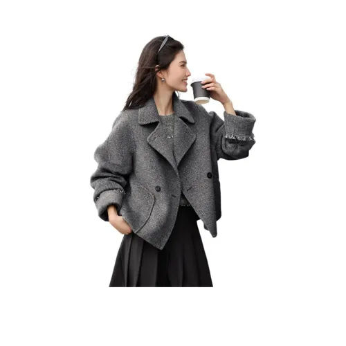 XWI Серый Женский Пальто