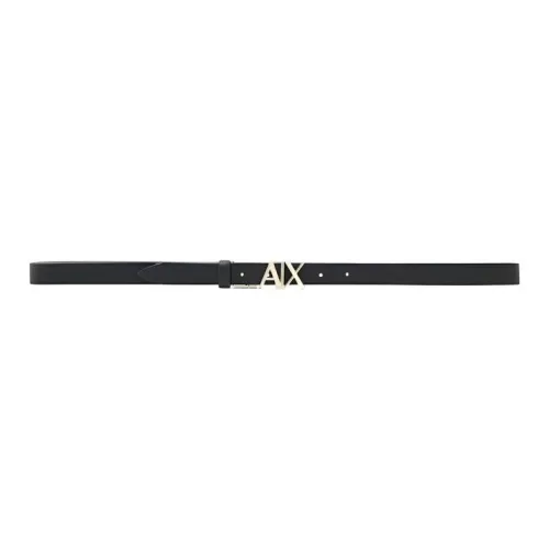 ARMANI EXCHANGEAE Кожаные ремни Женские Черный 2CM