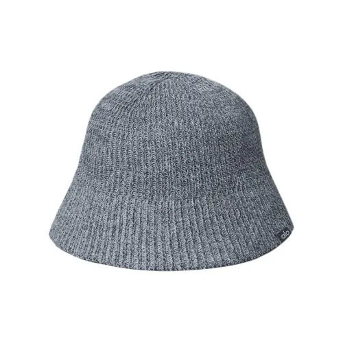 Alo Yoga Легкий Ткань в рубчик Шапки-бини Унисекс Стальной Серый