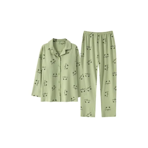 Pretty lady Светло-зеленый Женский комплект пижам