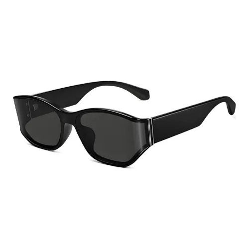 CAPONI EMS TR Нерегулярная форма Солнцезащитные очки Унисекс Звездообразующий черный