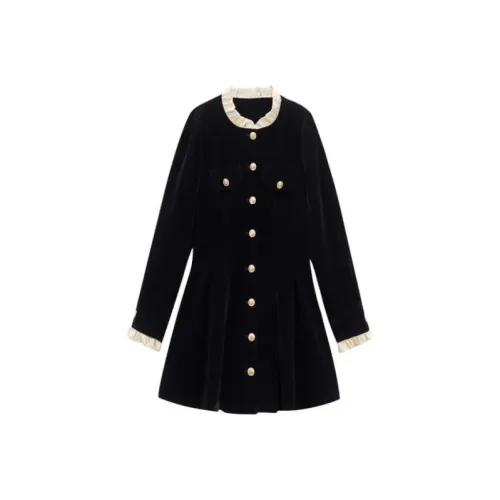 SNZX Длинное платье с длинным рукавом женское