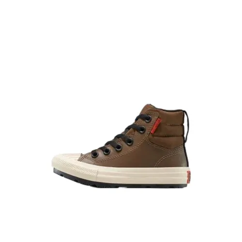 Converse Chuck Taylor All Star Водонепроницаемый Высокий Топ Детский Скейтбординг Коричневый