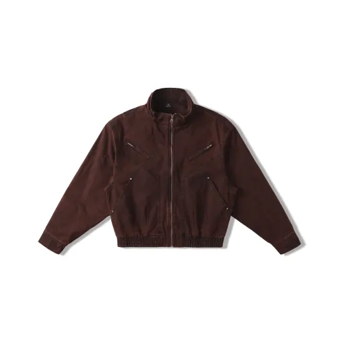 HOME PANDA Бордовый Красный Унисекс Куртки