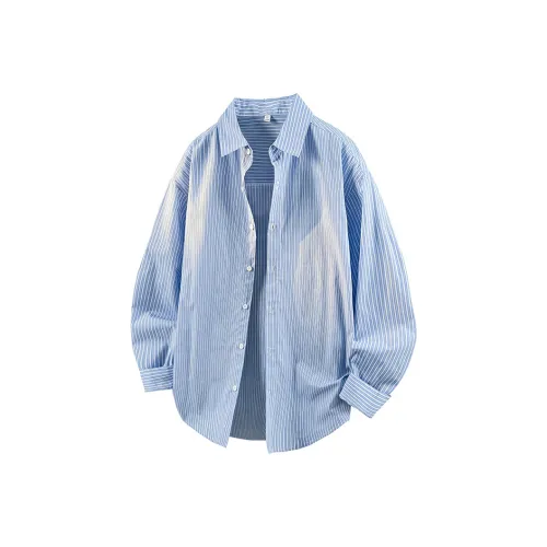 TAIKONGBEAR Синий Унисекс Рубашки