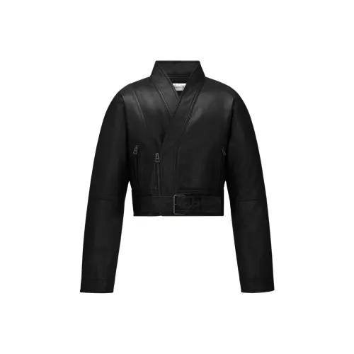 DIOR Черные Женские Кожаные Куртки