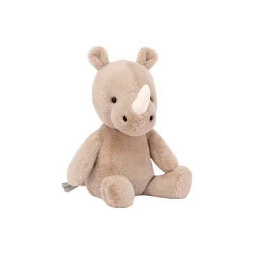 JELLYCAT Jungle Animal Nibas Rhinoceros Куклы Плюшевая кукла 24 см Высота