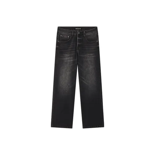 98SQUID Черные Унисекс Джинсы