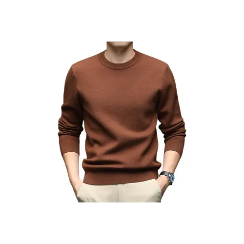 Vintage Cars Круглый вырез Вязаная модель Свитер Мужской