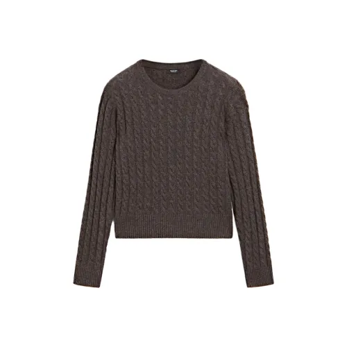 Massimo Dutti Коричневый Женский Трикотаж