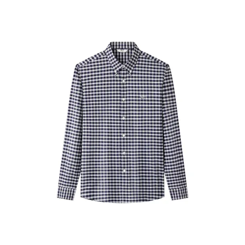 GY Goldlion Длинный рукав мужская рубашка