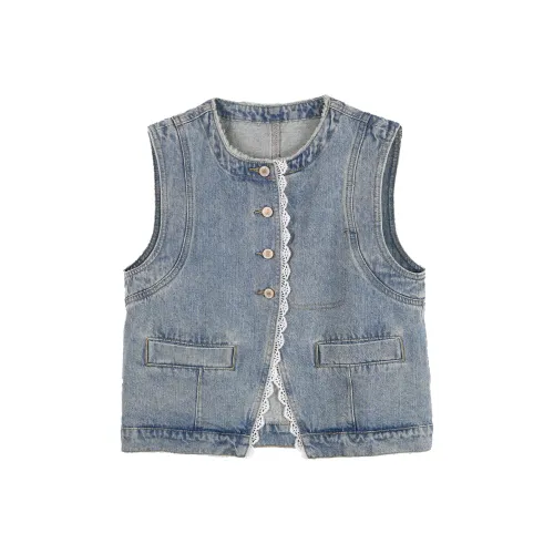 TOUCH Светло-Синие Женские Жилеты