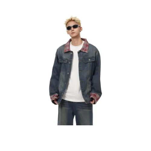 MGDOHOME Красный Унисекс Джинсовые куртки