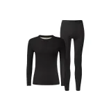 [Шерсть и шелк тутового дерева - утолщенный термический комплект] Черный