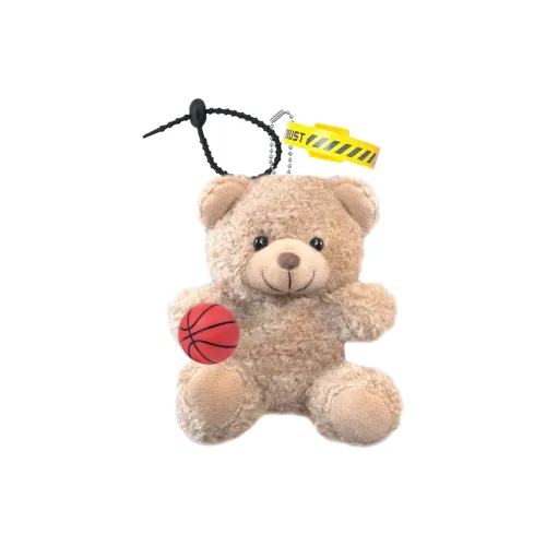 FULUOKANG Супер милый Плюшевый Медведь играющий в баскетбол подвеска 11 см высота