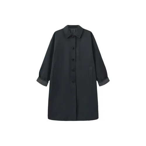 CUBIC Темно-серый Женский тренч