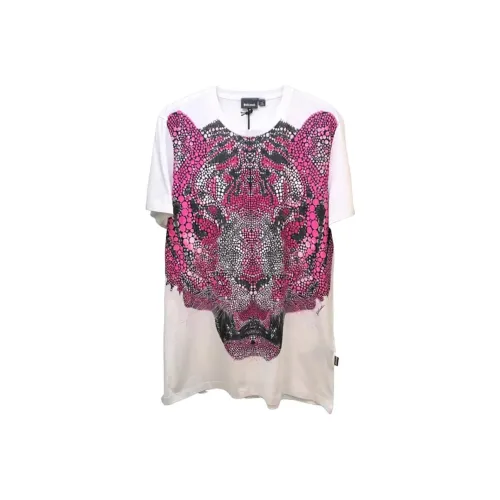 Just Cavalli Белая Мужская T-Рубашка