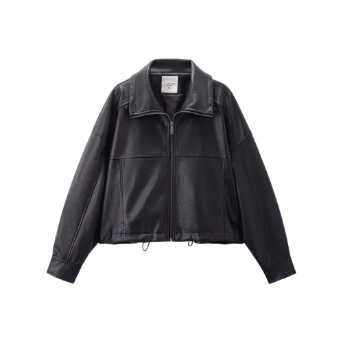 Giordano Кожаная Куртка Женская